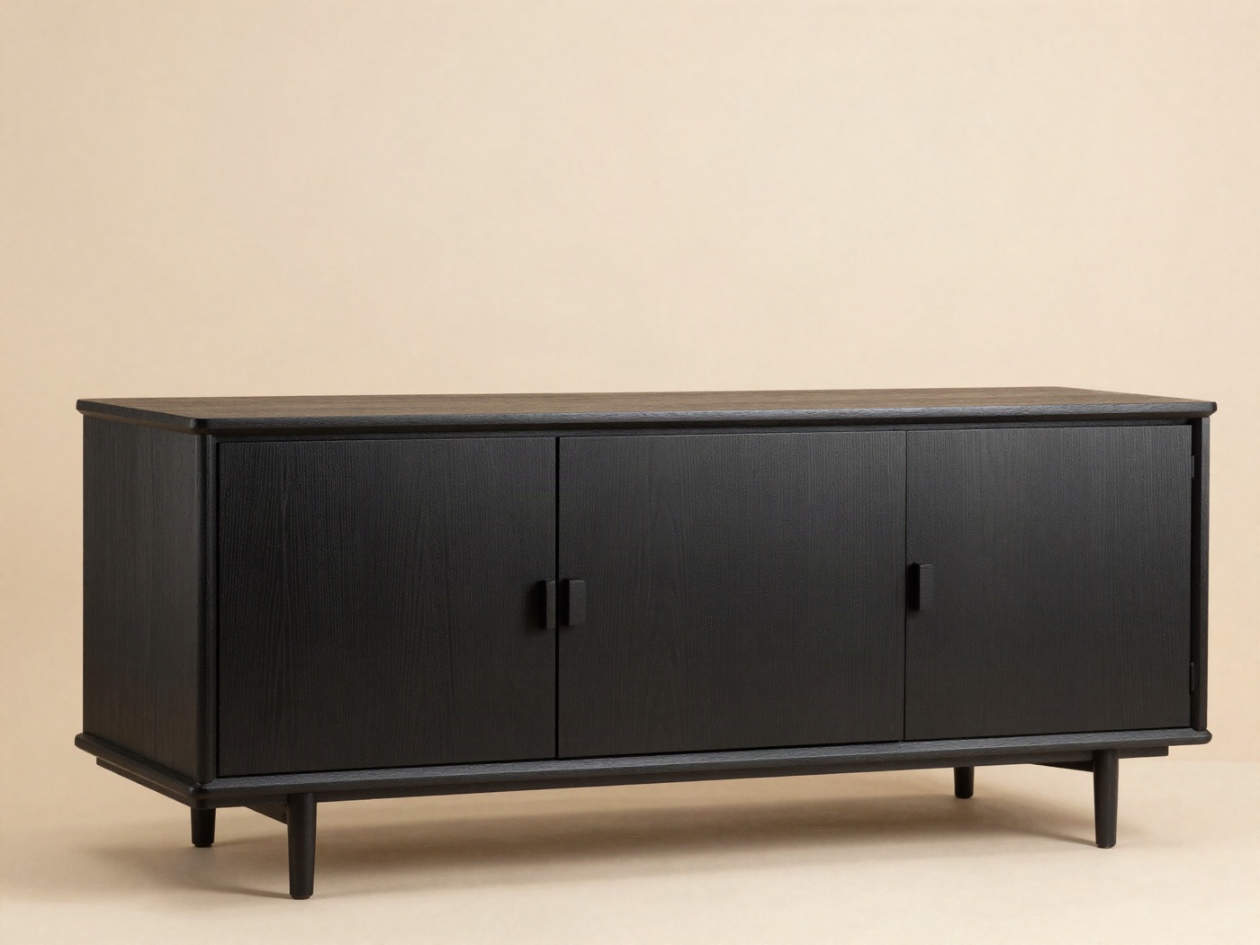 Solid blackbutt timber sideboard